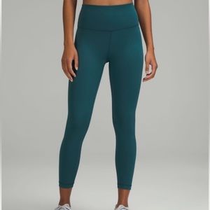Lululemon wunder train size 4 green jasper